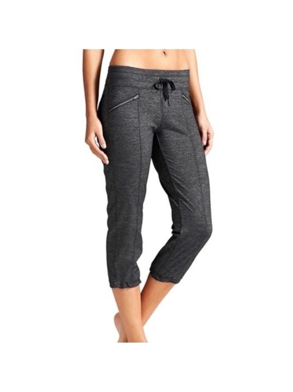 Athleta Women’s Metro Quest Slouch Capri Black Heather Size Small - Picture 9 of 10